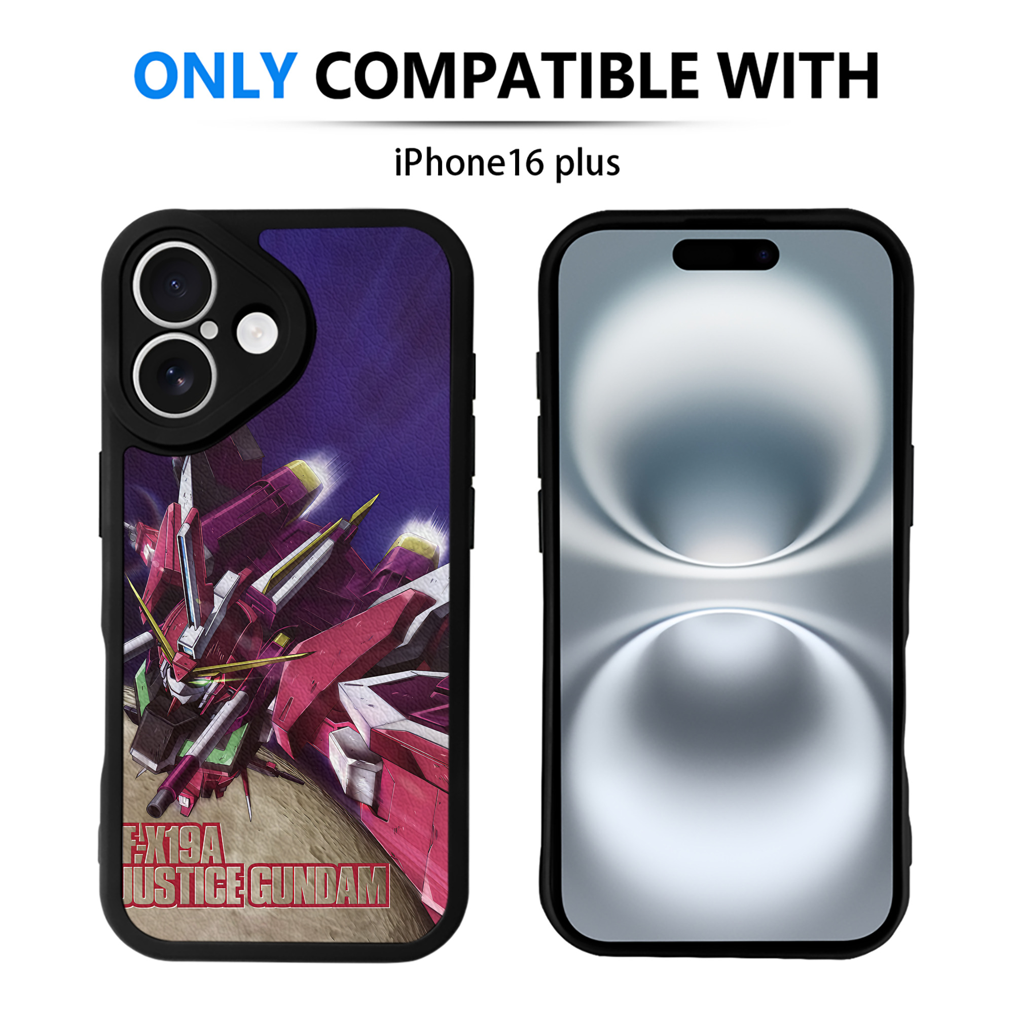 （画像用） 機動戦士ガンダム Mobile Suit Gundam 【iPhone 16シリーズ対応】シリコンスマホケース（レザー調） 材質：シリコン